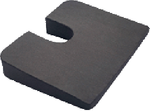 "Super Compressed Coccyx Cushion, 18"" x 14-1/2"" x 3"""