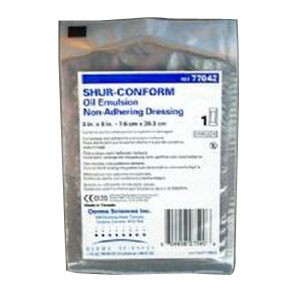 "Shur-Conform Oil Emulsion Impregnated Dressings 3"" x 8"", Sterile 3's"