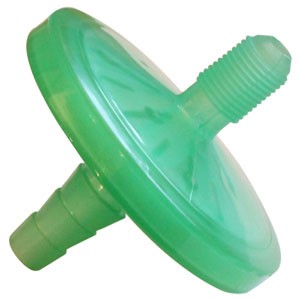 "Final Bacteria Filter for Suction Machine, 5/16"" Barbed, with Threaded NPT"