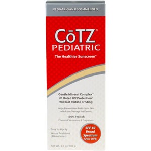 CoTZ Pediatric Sunscreen SPF 40, 3.5 oz.