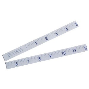 "Tape Measure Paper, 36"", English & Metric"