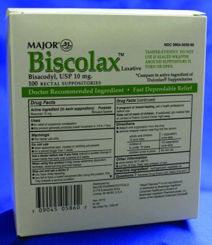 Bisacolax Laxative Supplement, 10 mg (45 Count)