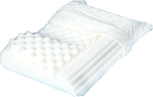 "No Snore Pillow, 19"" x 15"", White"