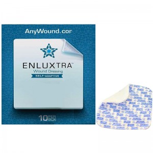 "Enluxtra Self-Adaptive Wound Dressing, 4"" x 4"""