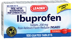 Leader Ibuprofen Tablets (100 Count)