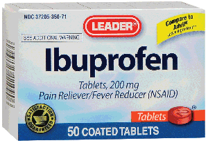 Leader Ibuprofen Tablets (50 Count)