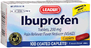 Leader Ibuprofen Caplets (100 Count)