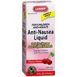 Leader Anti-nausea Liquid 4 oz., Cherry