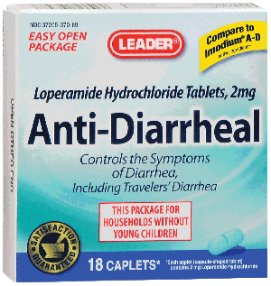 Leader Anti-diarrheal Tablets 2 mg (18 Count)