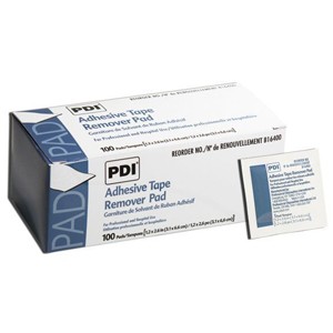"Adhesive Tape Remover Pad, 1-1/4"" x 2-3/5"""