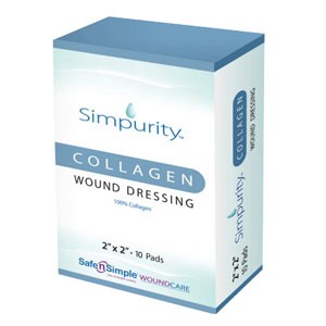 "Simpurity Collagen 2"" x 2"" Pad"