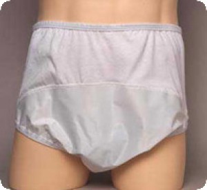 "Sani-Pant Lite Moisture-proof Pull-on Brief with Breathable Panel Small 22"" - 28"""