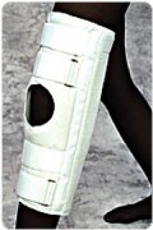 "White, Md, 16"" Deluxe Knee Immobilizer"