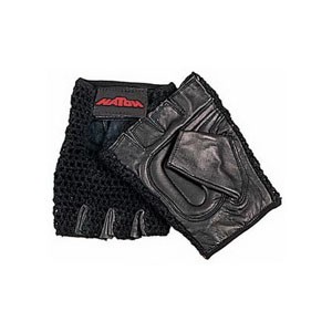 "Wheelchair Glove, X-Large - 11"", Black, Mesh"