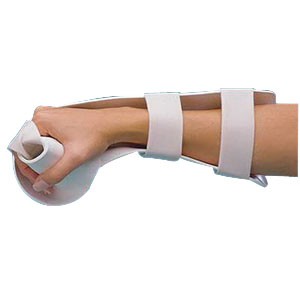 Rolyan Deluxe Spacticity Hand Splint,Left,Medium