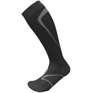 Performance Sock Calf, 20-30 mmHg, Size MM, Closed Toe, Black