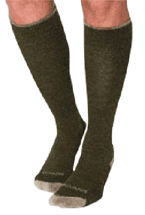 Merino Outdoor Socks, Calf, 15-20, Large, Charcoal