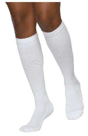 Cushioned Cotton Calf, 20-30 mmHg, Medium, Long, Women's, Black