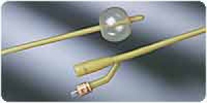 2-Way Silicone-Coated Foley Catheter 20 Fr 5 cc