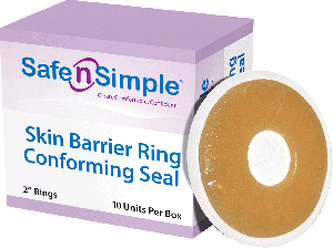 "Conforming Adhesive Seals, 2"" Skin Barrier Ring"