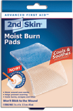 "2nd Skin Moist Burn Pad, Large 3"" x 4"""