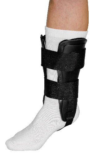 Leader Gel Air Ankle Support, Black, Universal