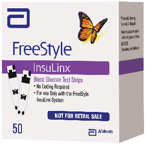 FreeStyle Insulinx Blood Glucose Test Strip (50 count)