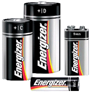 Energizer Alkaline Battery, Size AA