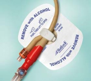 STATLOCK Foley Stabilization Device with Foam Anchor Pad with Perspiration Holes