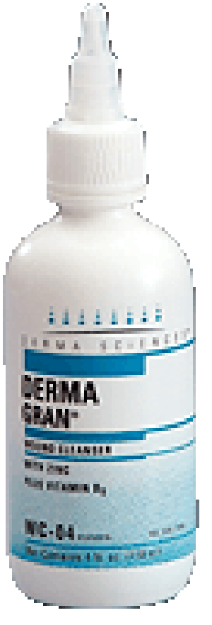 Dermagran Wound Cleanser with Zinc 4 oz. Bottle