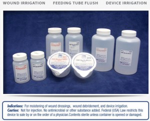 USP Normal Sterile Saline Screw Top Container 100mL For Wound Care Use