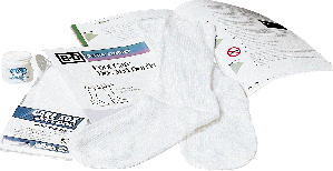 Caresox Diabetic Socks, Medium/Large, White