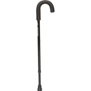 J-Hook Push Button Cane, 250 lb Weight Capacity