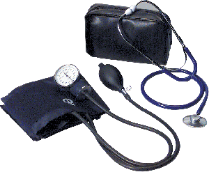 ReliaMed Self-Monitoring Home Blood Pressure Kit with Un-Attached Stethoscope