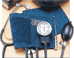 ReliaMed Self-Monitoring Home Blood Pressure Kit with Attached Stethoscope
