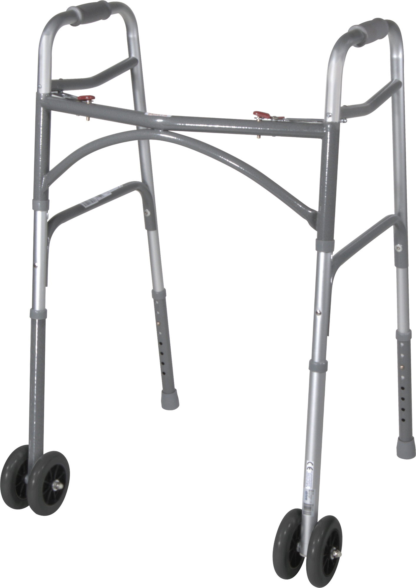 Bariatric Aluminum Adult 2-Button Folding Walker