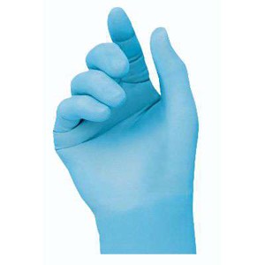 Esteem Stretchy Nitrile Gloves, Large, Blue