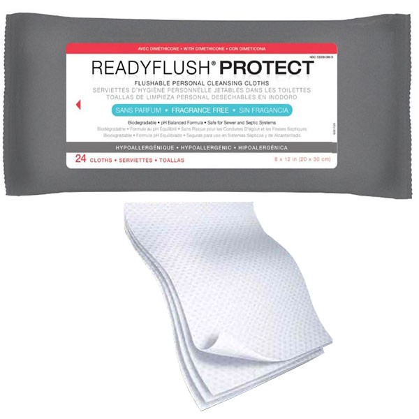 ReadyFlush Protect Biodegradable Flushable Wipes