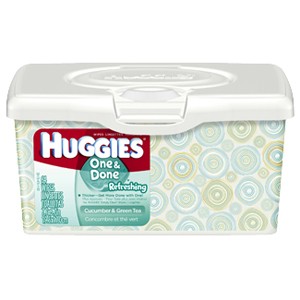 HUGGIES One and Done Refreshing Baby Wipes Tub