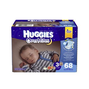 HUGGIES Overnite Diapers, Step 3, Big Pack