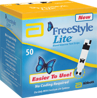 FreeStyle Lite Blood Glucose Test Strip (50 count)