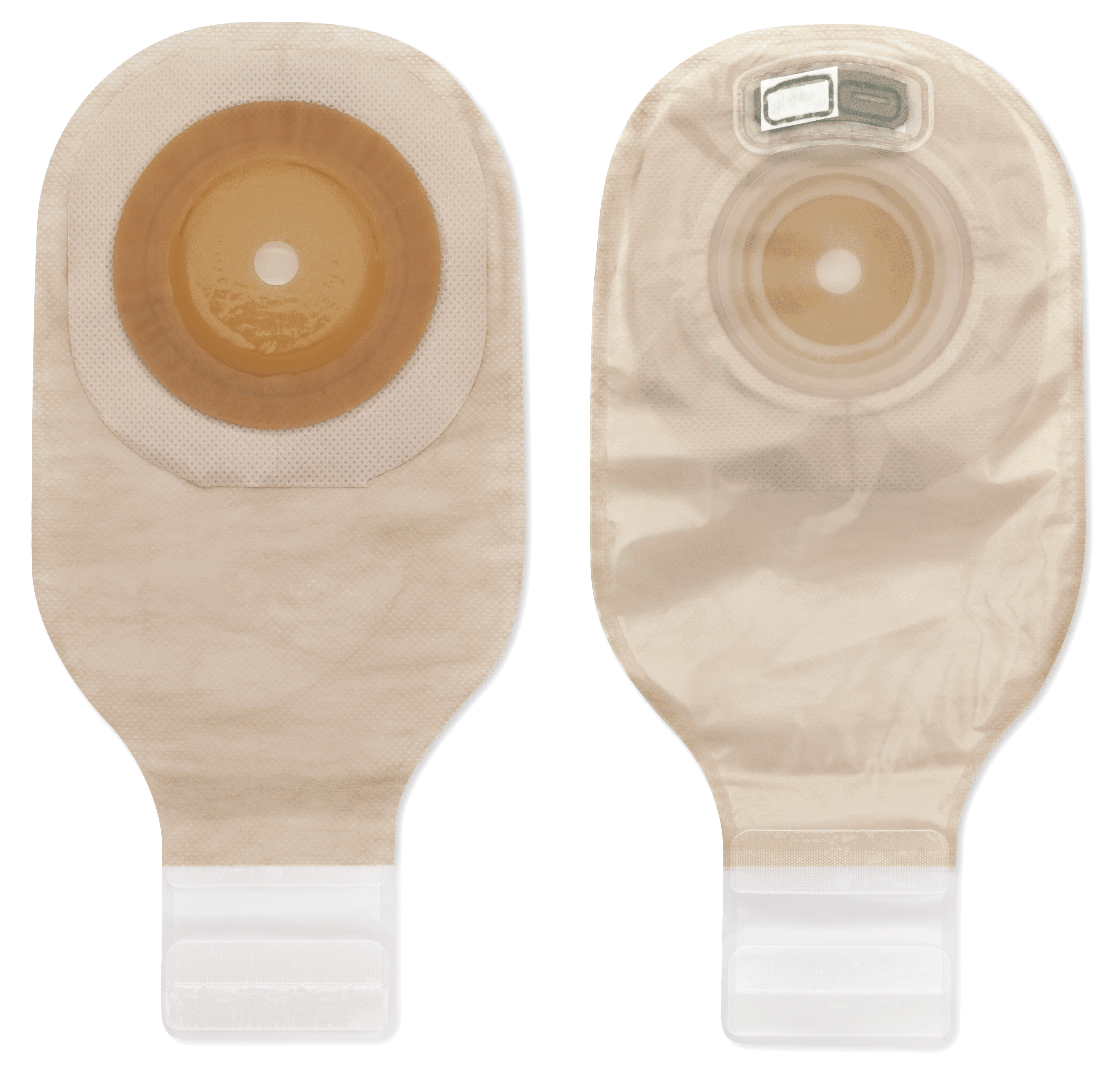 "Premier 1-Piece Drainable Pouch Cut-to-Fit 2"" with Filter and Flextend Skin Barrier, Transparent"