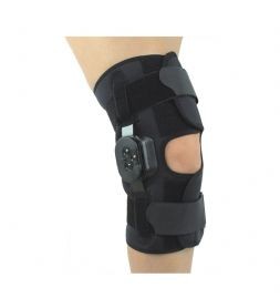 "Hinged Knee Brace, Medium 18"" - 21"""