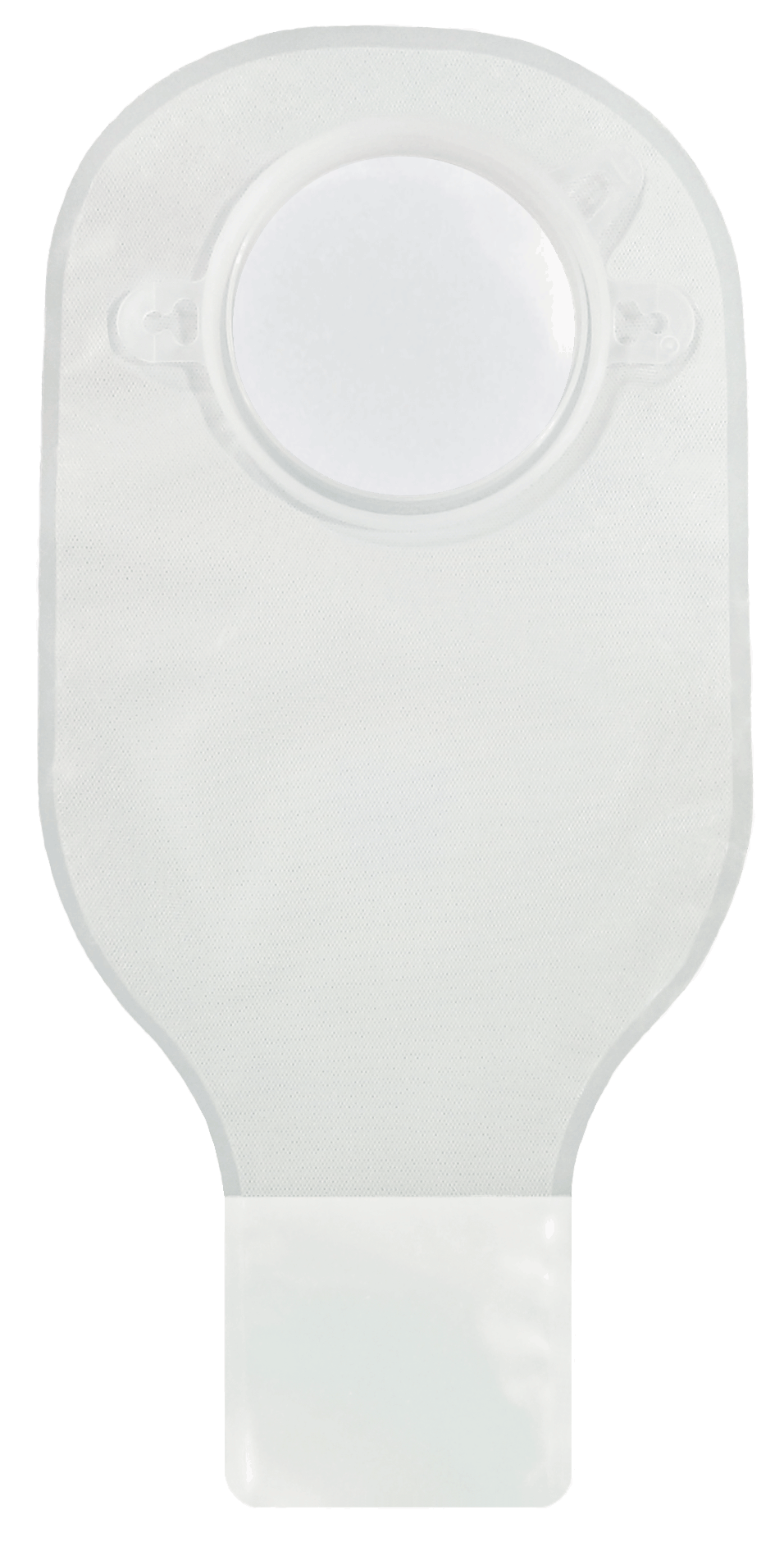 "Securi-T USA 12"" Drainable Pouch Transparent 1 Curved Tail Closure"