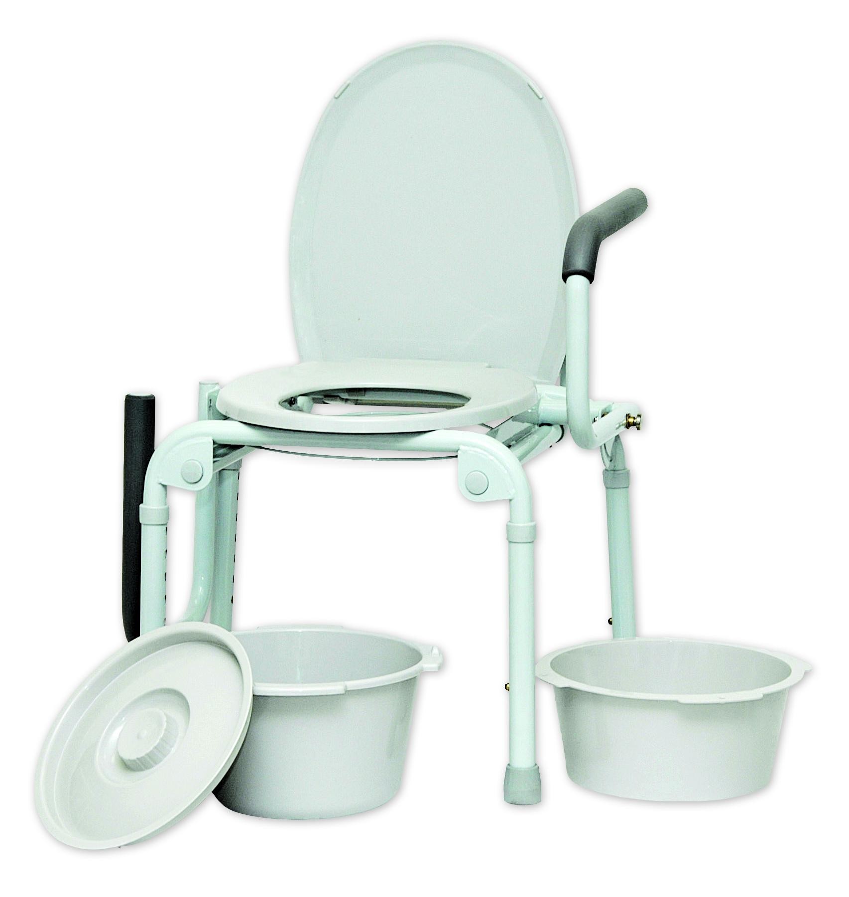 "Drop Arm Commode 14"" x 16"" Seat Dimension"