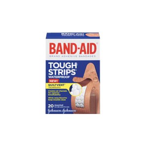 Band-Aid Tough-Strips, Waterproof, Assorted Sizes