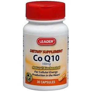 Leader Q10 Vitamin Capsules, 100 mg (30 Count)