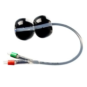 Duette 100% Silicone Dual-Balloon 2-Way Foley Catheter 18 Fr