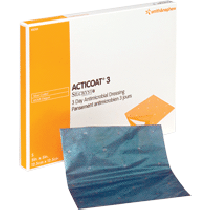 "ACTICOAT Antimicrobial Barrier Burn Dressing with Nanocrystalline Silver 4"" x 4"""