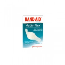 "J&J BAND-AID Adhesive Bandage Active Flex, 3/4"" x 3"""